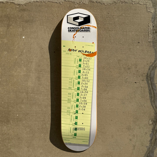Vintage Consolidated Skateboards Ryan Wilburn Forever Nights Model 2001