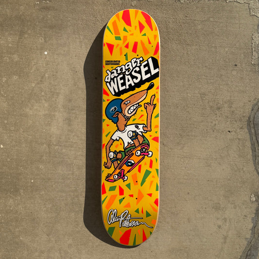 Vintage Consolidated Skateboards Alan Petersen Danger Weasel Model 2004