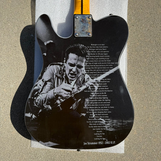 Artwork Joe Strummer Dedicated Telecaster
