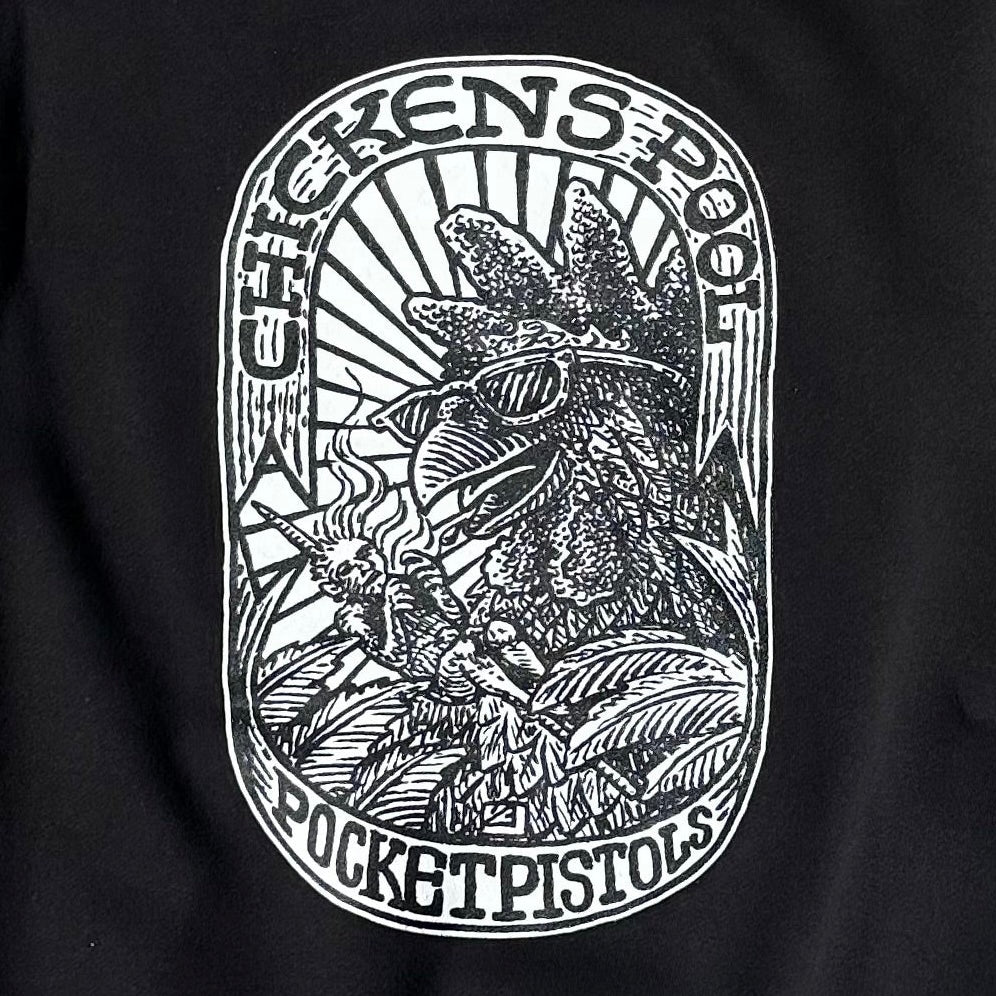 PPS Chickens Pool Hoodie Black