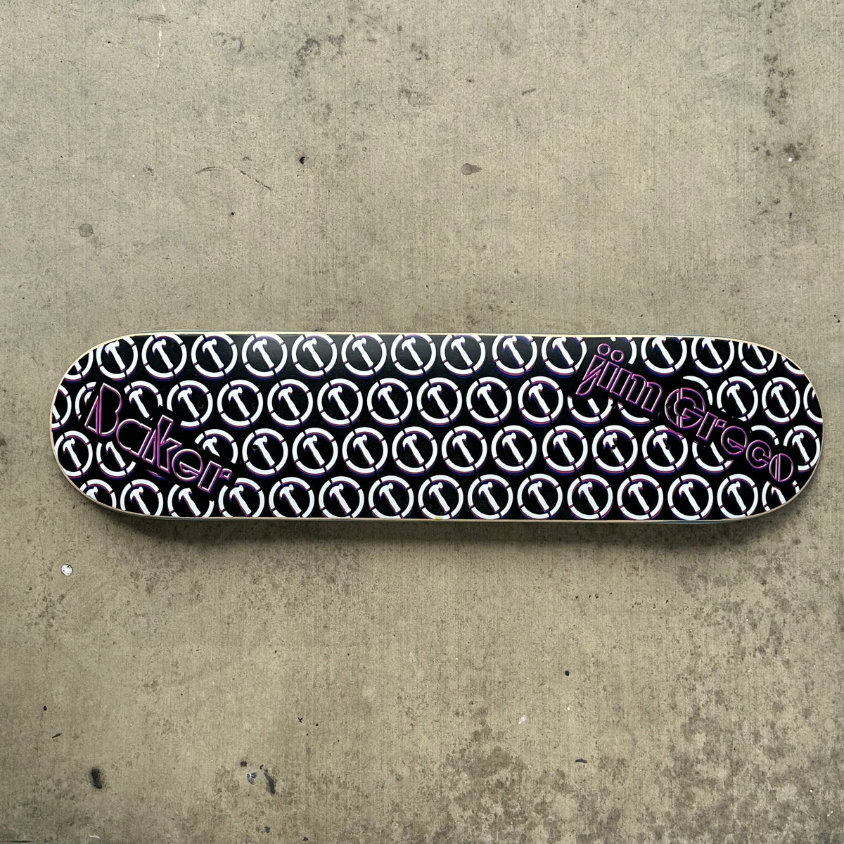 Vintage Baker Skateboards Jim Greco Cuik Hammers Model Scream