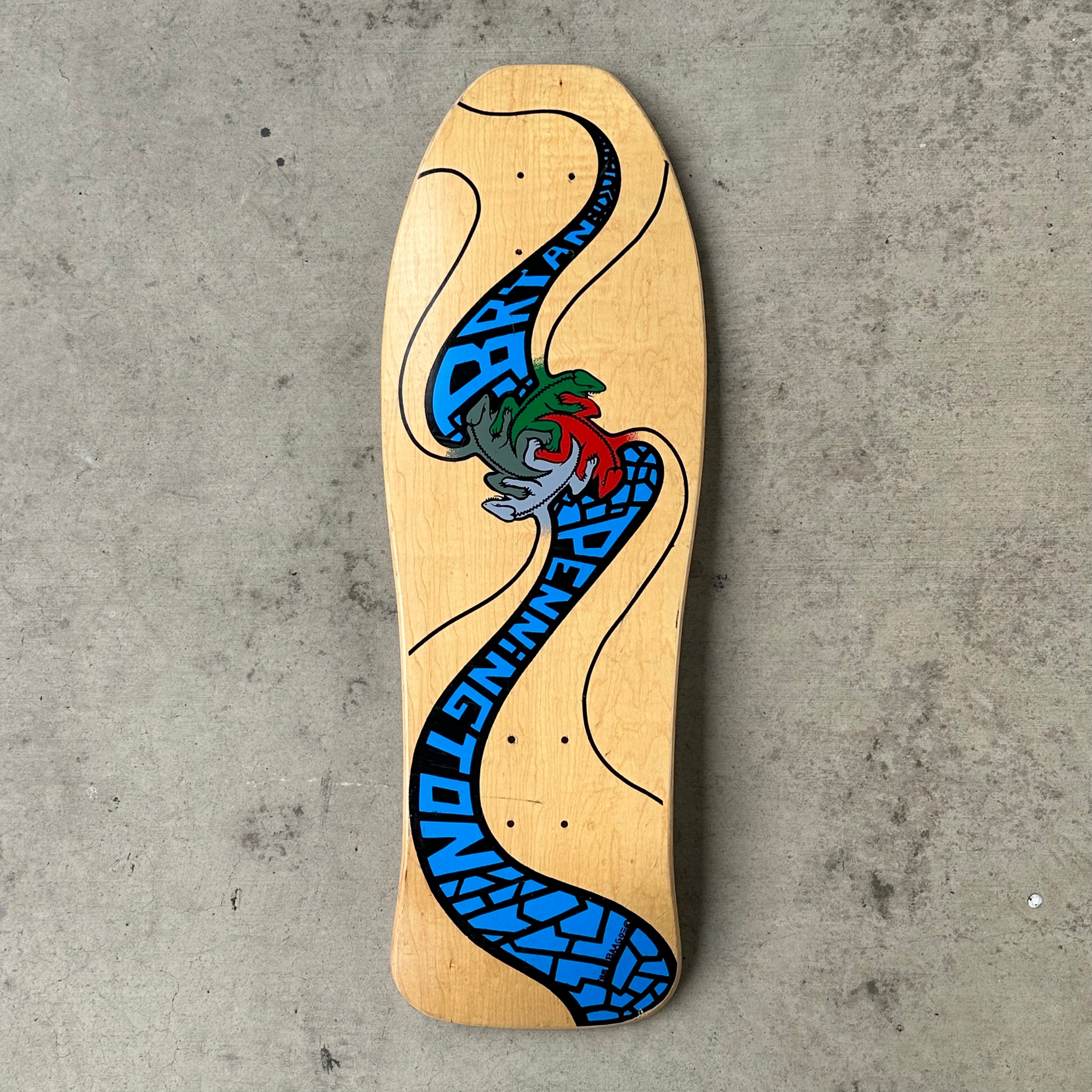Vintage BBC Skateboards Bryan Pennington Lizard Model – Scream Vintage BBC Skateboards Bryan Pennington Lizard Model – Scream