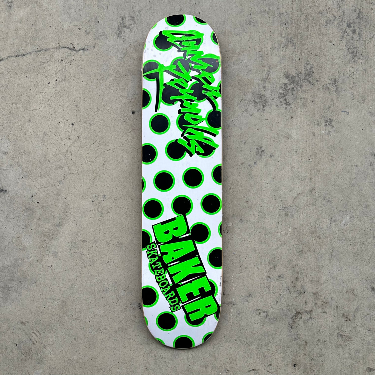 Vintage Baker Skateboards Andrew Reynolds Polka Dots Model – Scream ...