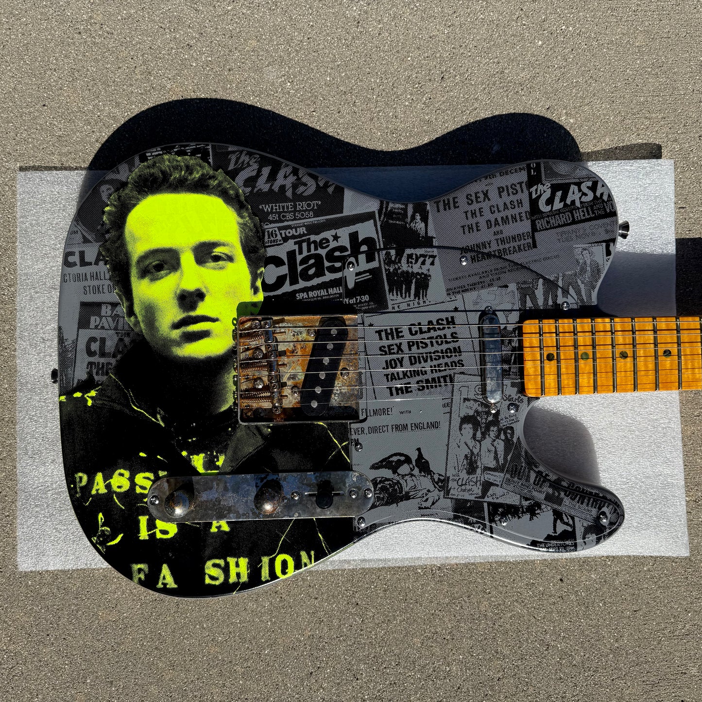 Artwork Joe Strummer Dedicated Telecaster
