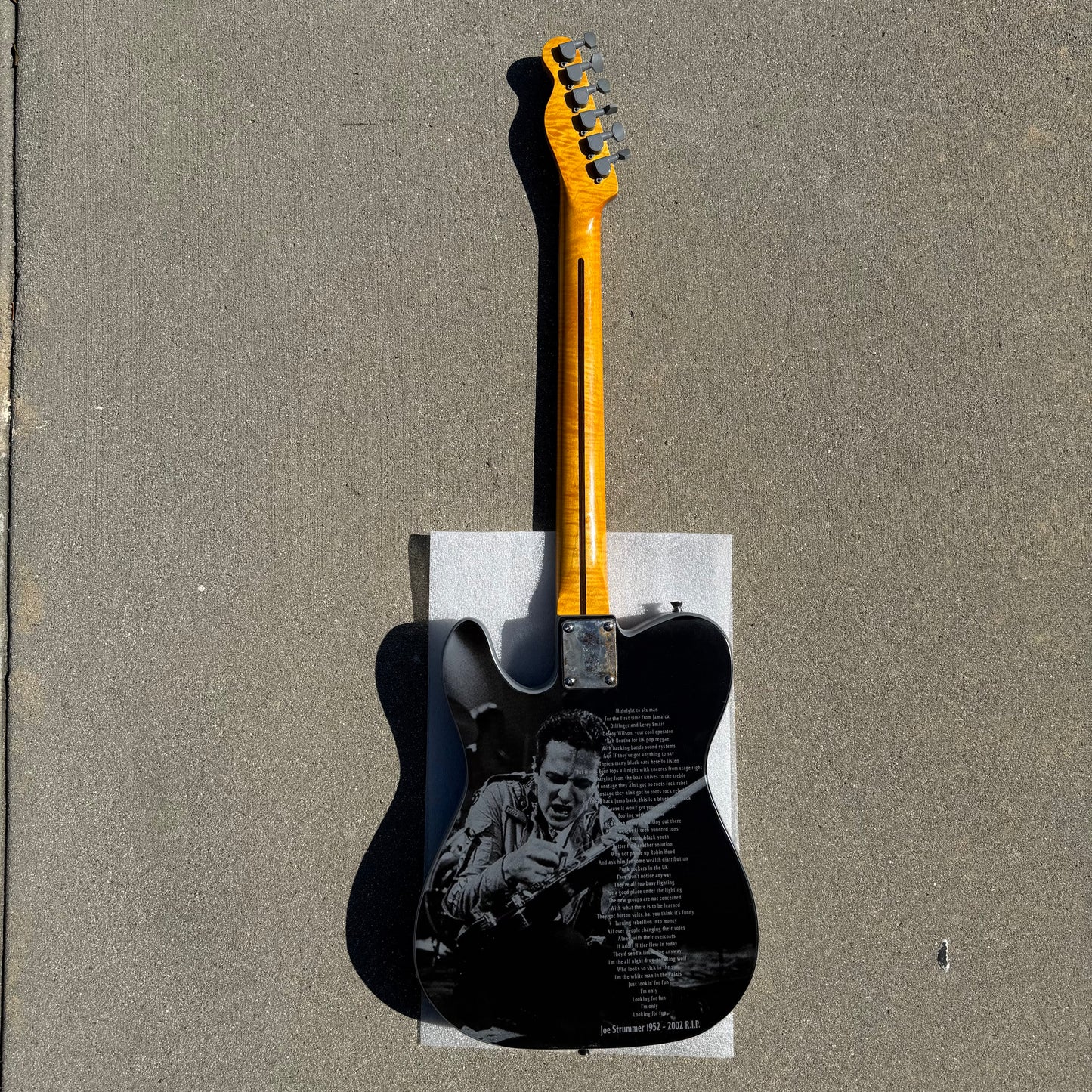 Artwork Joe Strummer Dedicated Telecaster