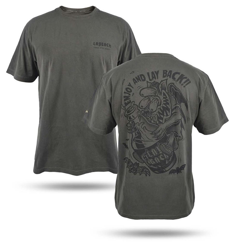 Layback Beer Monster Tee - Scream Distribution