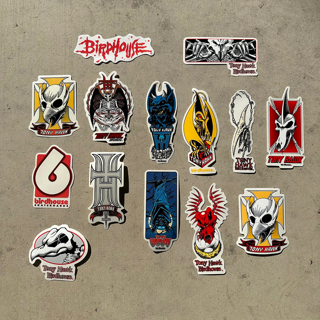 Vintage Sticker Pack Birdhouse Projects Tony Hawk