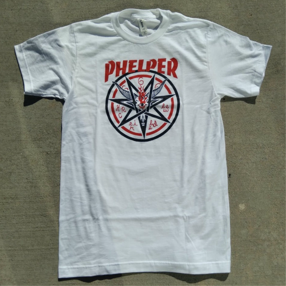 PPS Phelper Hell Ride Crew Tee-White