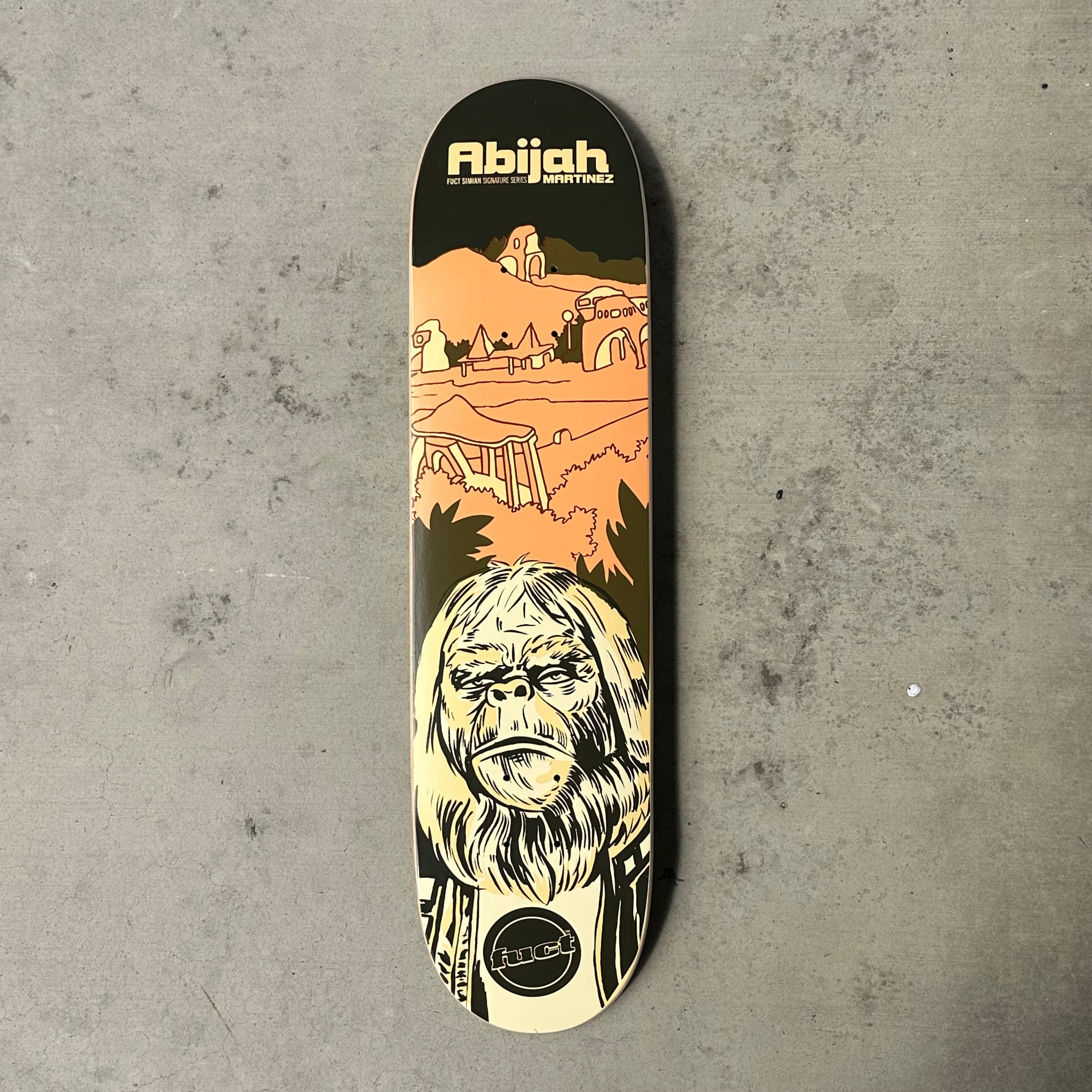Vintage Fuct Skateboards Abijah Martinez Simian Signature
