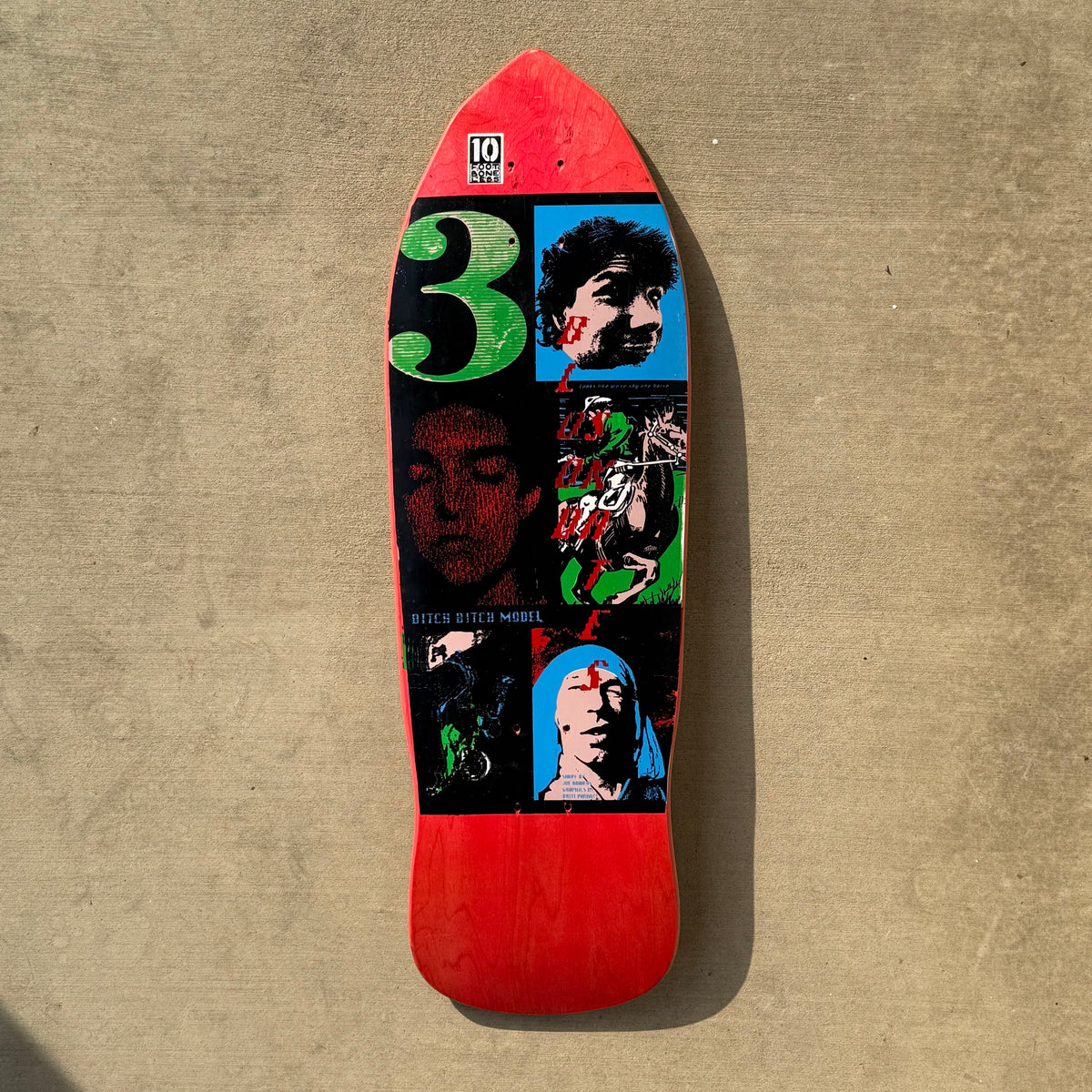 Vintage Blood Skates Skateboards Ditch Bitch Model 1987 10 Foot 