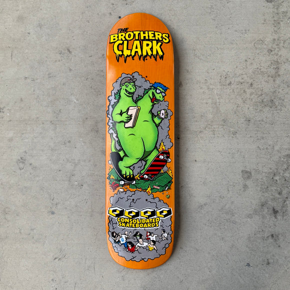 Vintage Consolidated Skateboards Brothers Clark Godzilla Model 2002