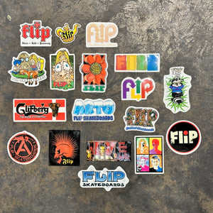 Vintage Sticker Pack Flip Skateboards Tom Penny, Geoff Rowley, Arto, Rune...