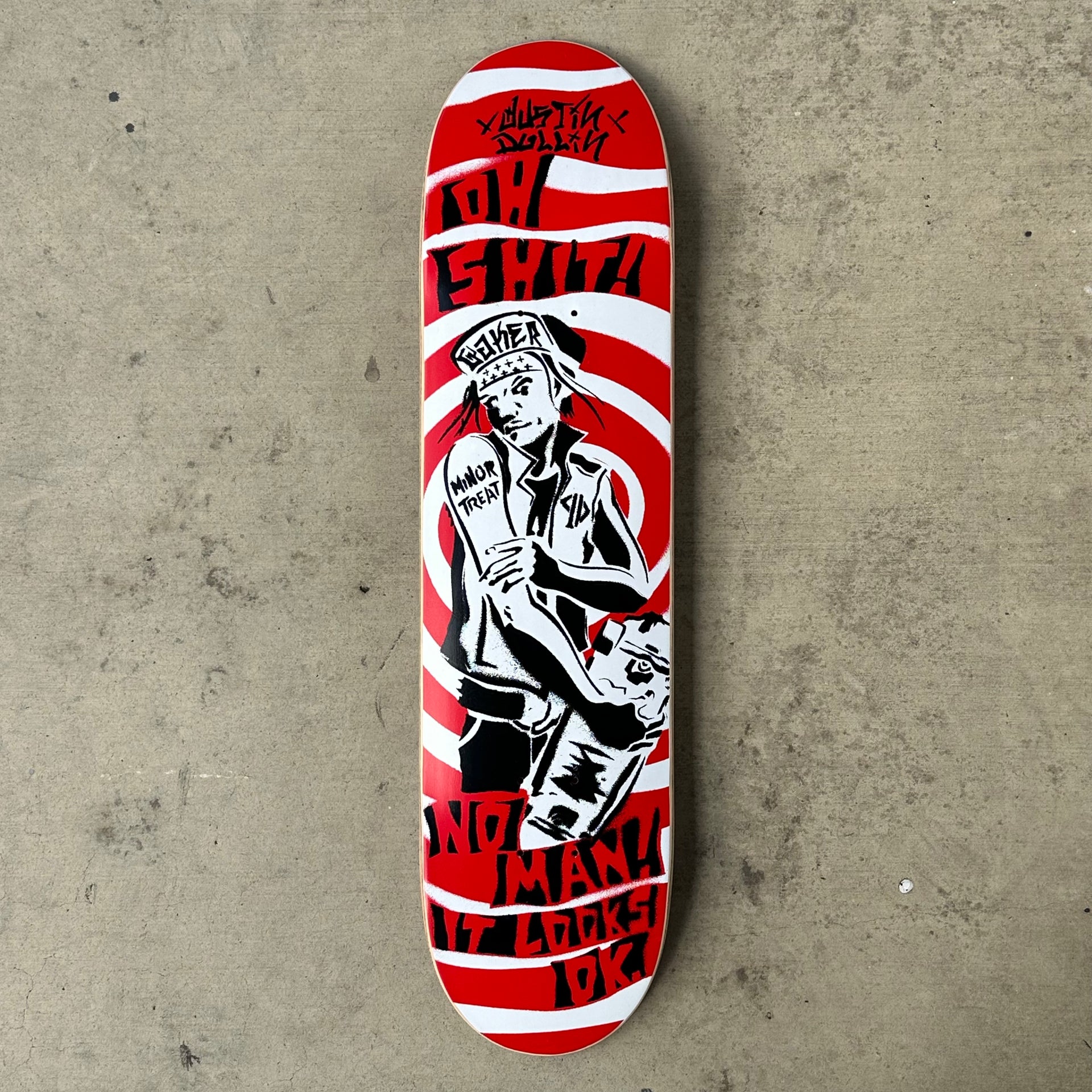Vintage Baker Skateboards Dustin Dollin Minor Treat Model – Scream