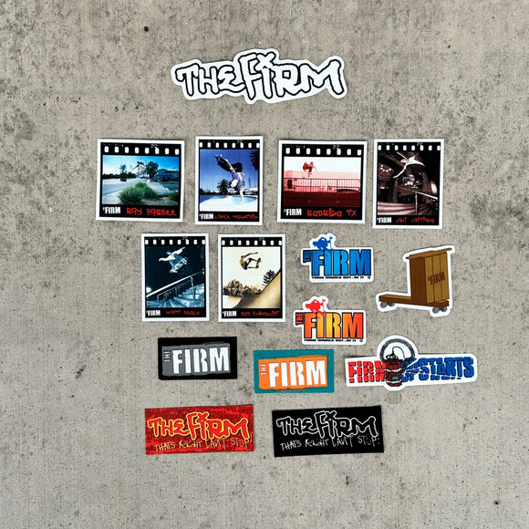 Vintage Sticker Pack The Firm Skateboards Lance Mountain, Ray Barbee, Bob Burquist...