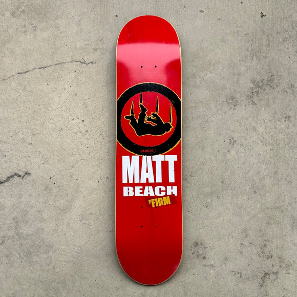 Vintage Firm Skateboards Matt Beach Falling Model