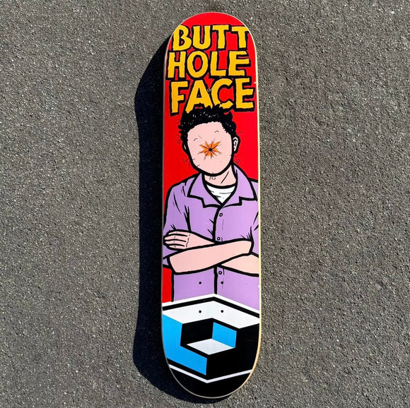 Vintage Consolidated Skateboards Butt Hole Face Model 2002