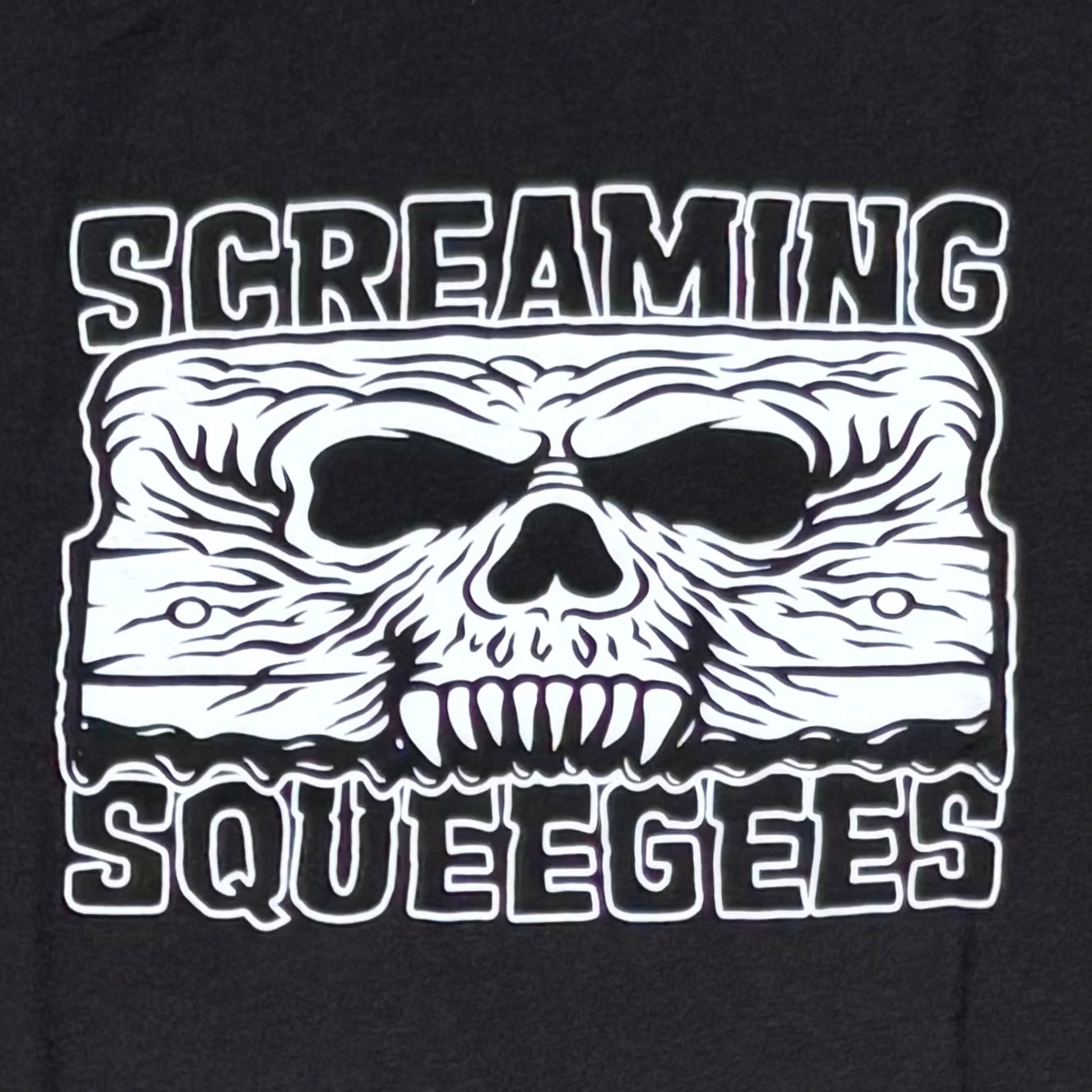Screaming Squeegees Skull Squeeg