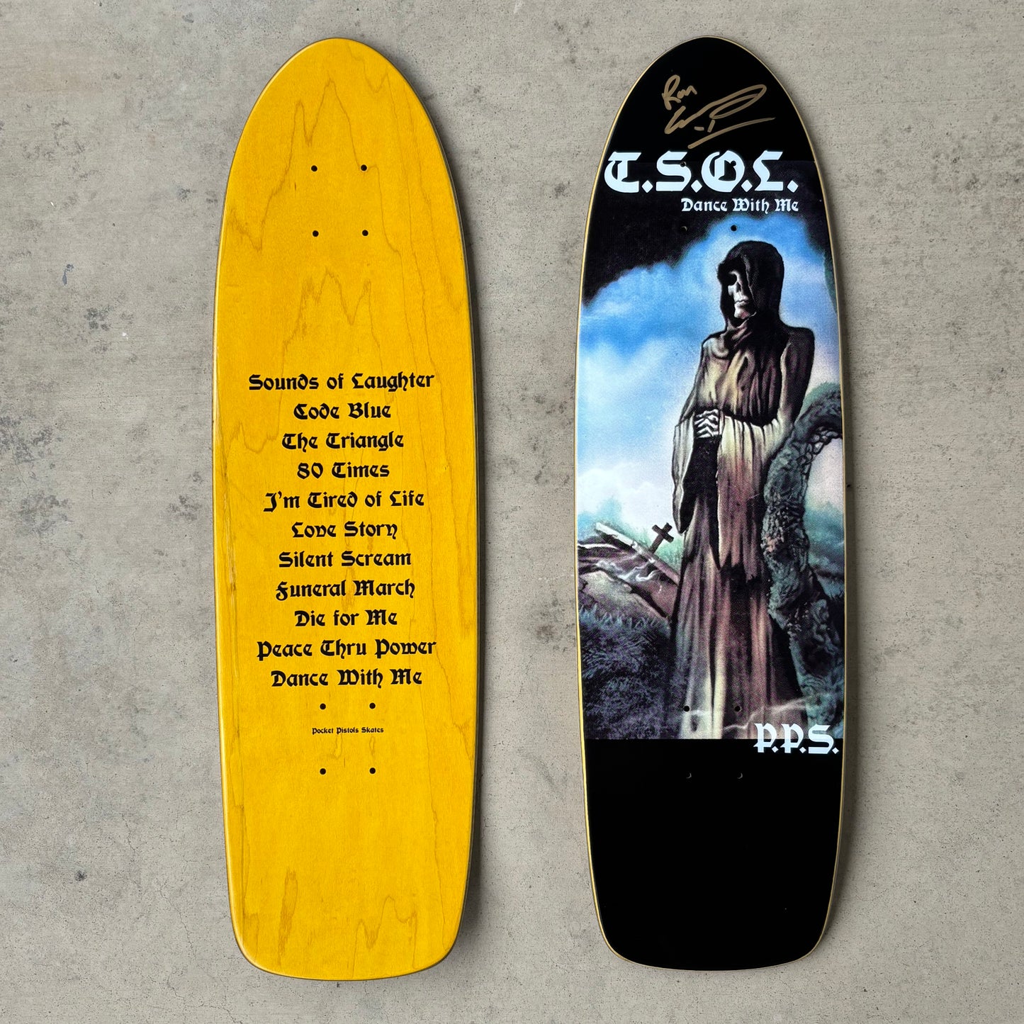 PPS 8.75 TSOL Dance With Me Signed by Ron Emory