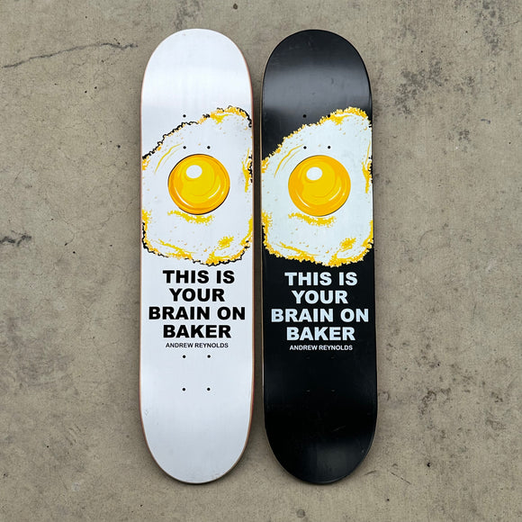 Vintage Baker Skateboards Andrew Reynolds Brain on Baker Model