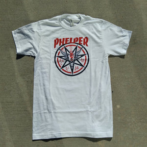 PPS Phelper Hell Ride Crew Tee-White