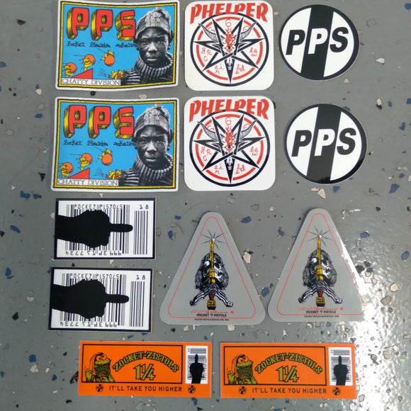 Sticker packs-Assorted PPS stickers 12pc
